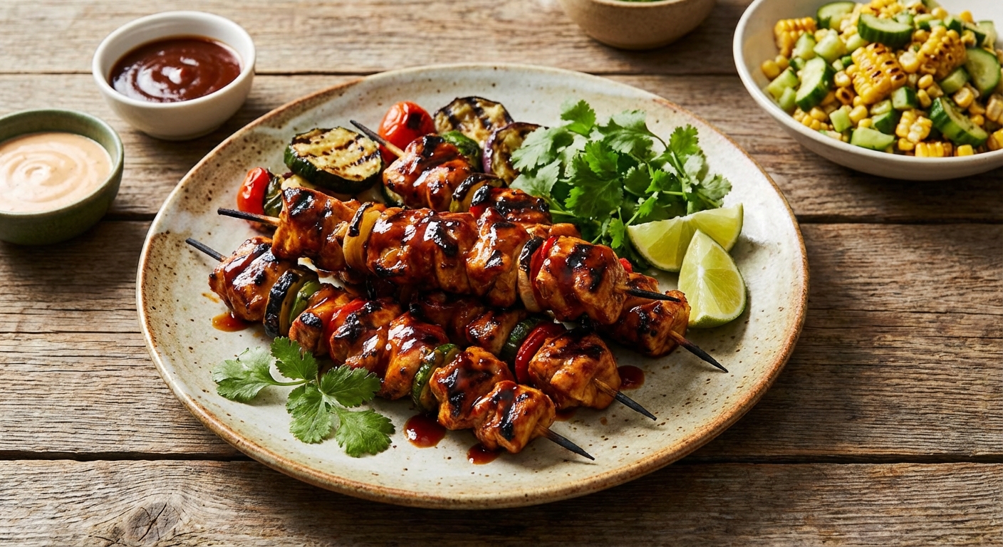 BBQ Chicken Skewers