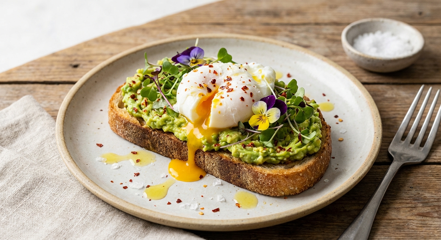 Avocado Toast with Poached Egg