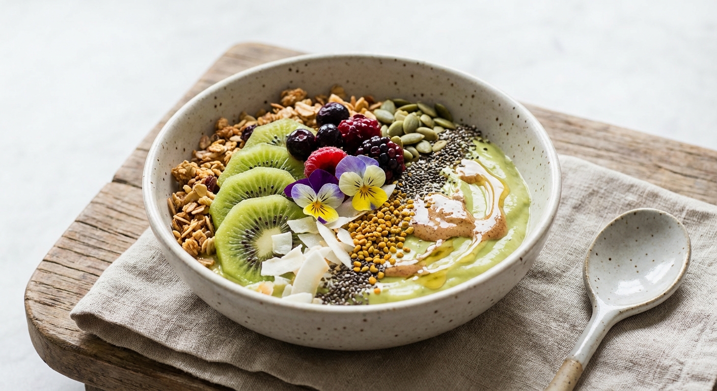 Small Avocado Smoothie Bowl