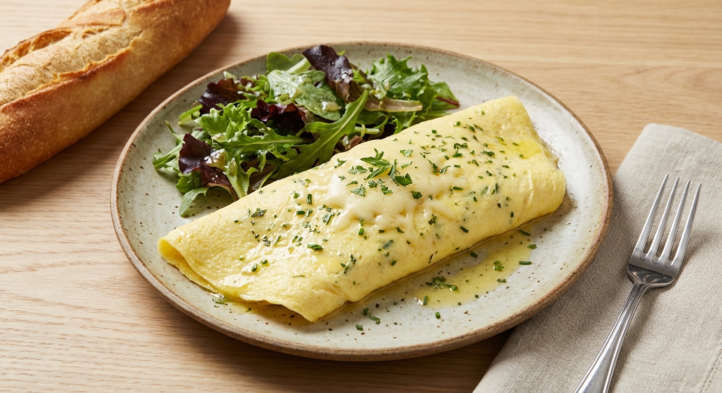 Classic French Herb & Gruyère Omelette