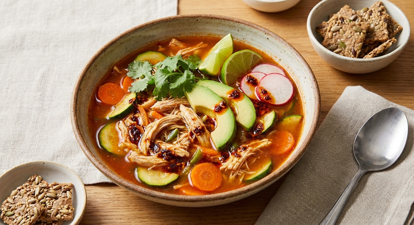 Mexican Chicken & Vegetable Soup (Paleo)