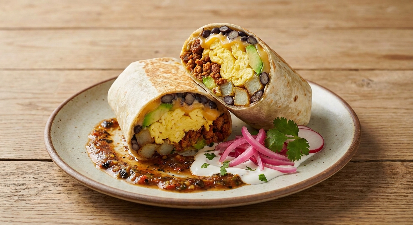 Mexican-style Breakfast Burrito
