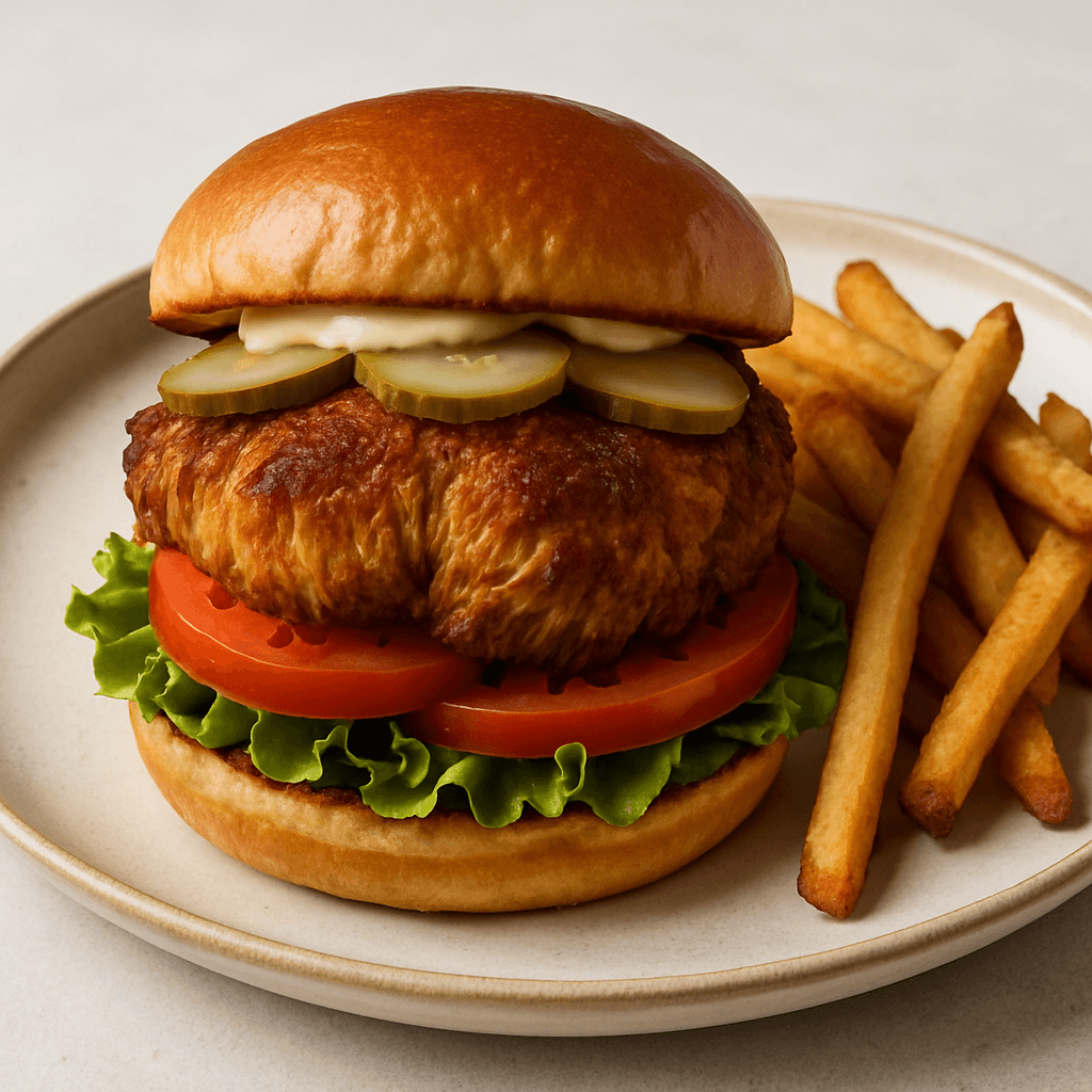 Lions Mane Mushroom Burger