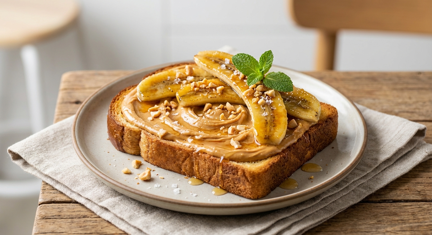 Peanut Butter Banana Toast