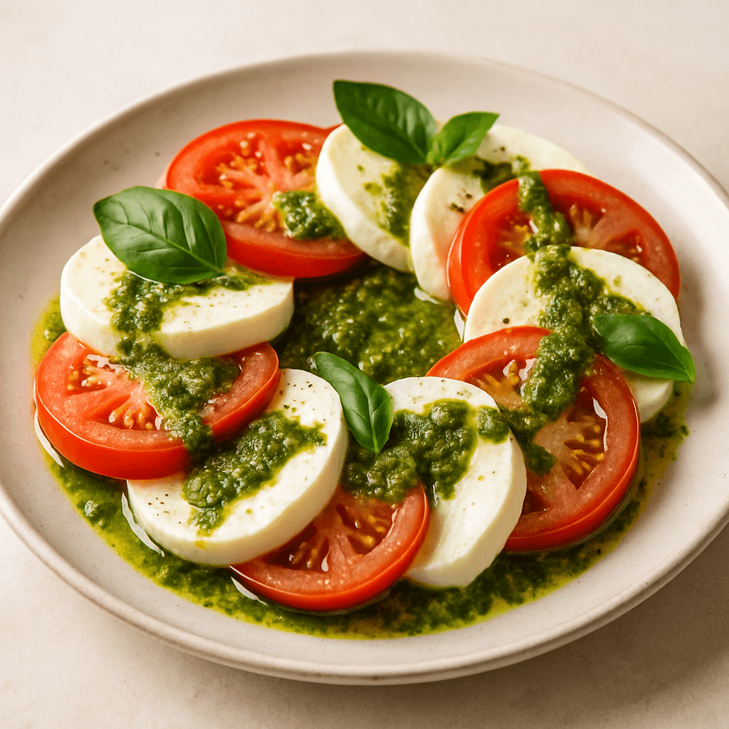 Caprese Salad with Pesto