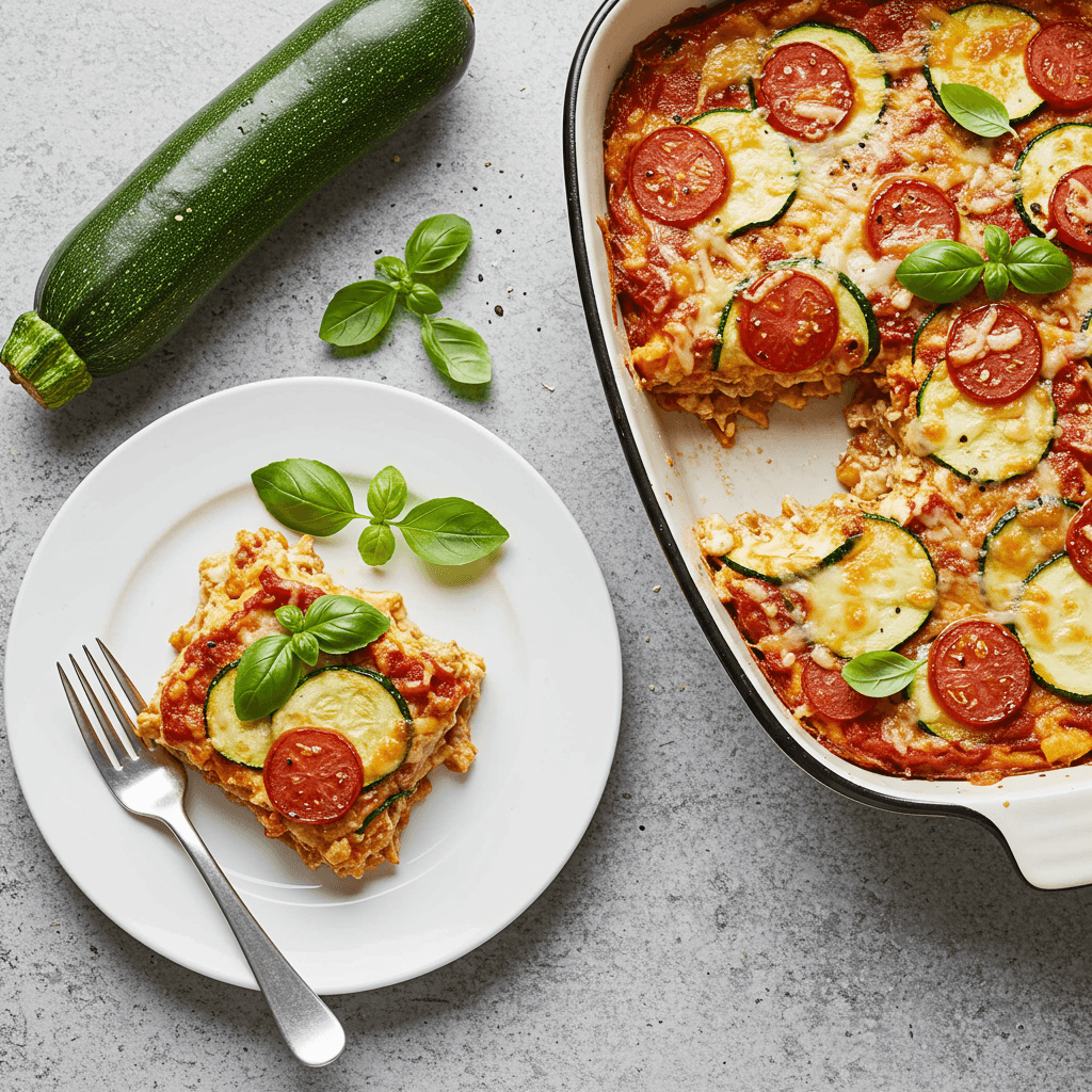 Zucchini Pizza Casserole - Delicious Homemade Recipe