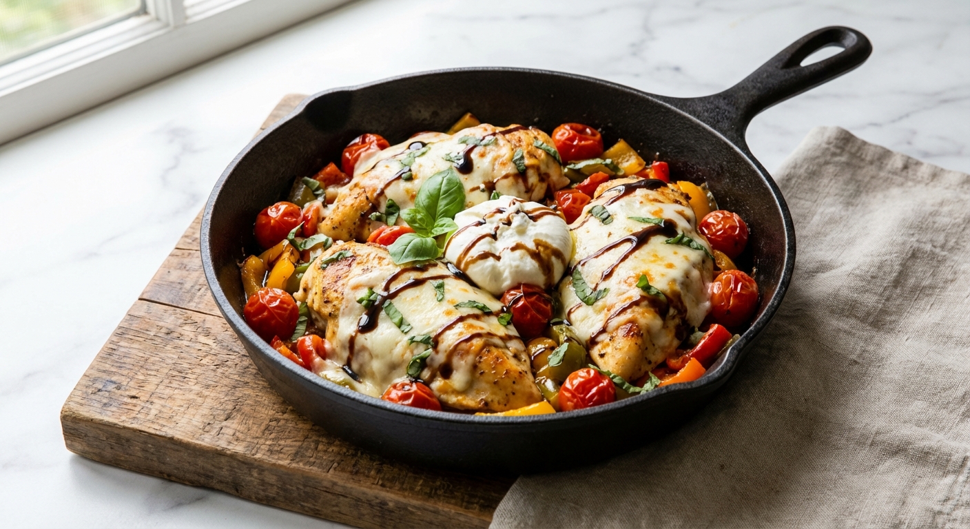 Cheesy Chicken Skillet