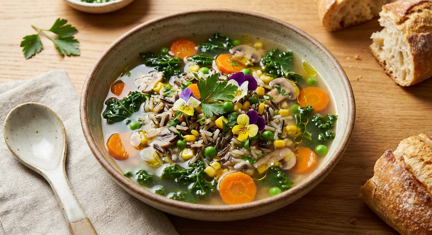 Rice and Vegetable Soup