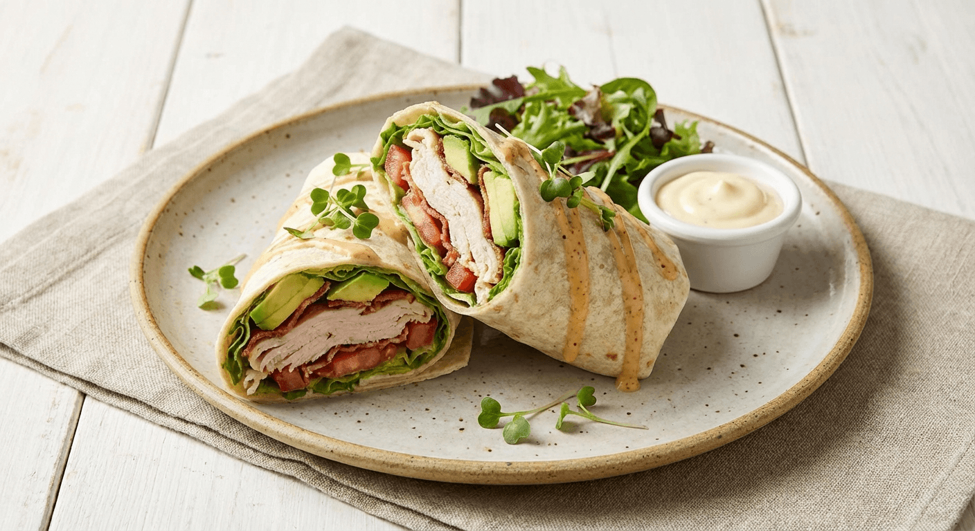 Turkey and Avocado Wrap