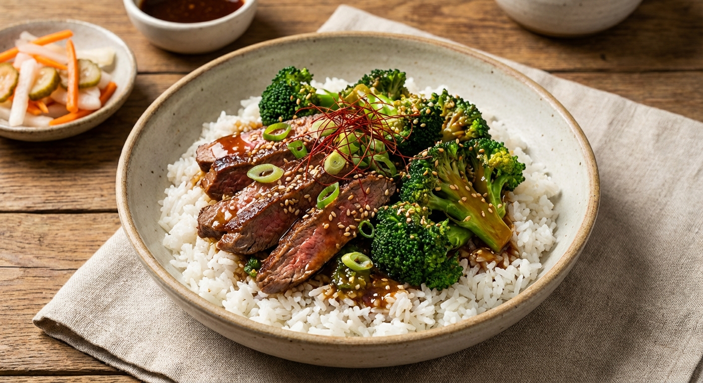 Asian Beef & Broccoli Stir-Fry with Jasmine Rice