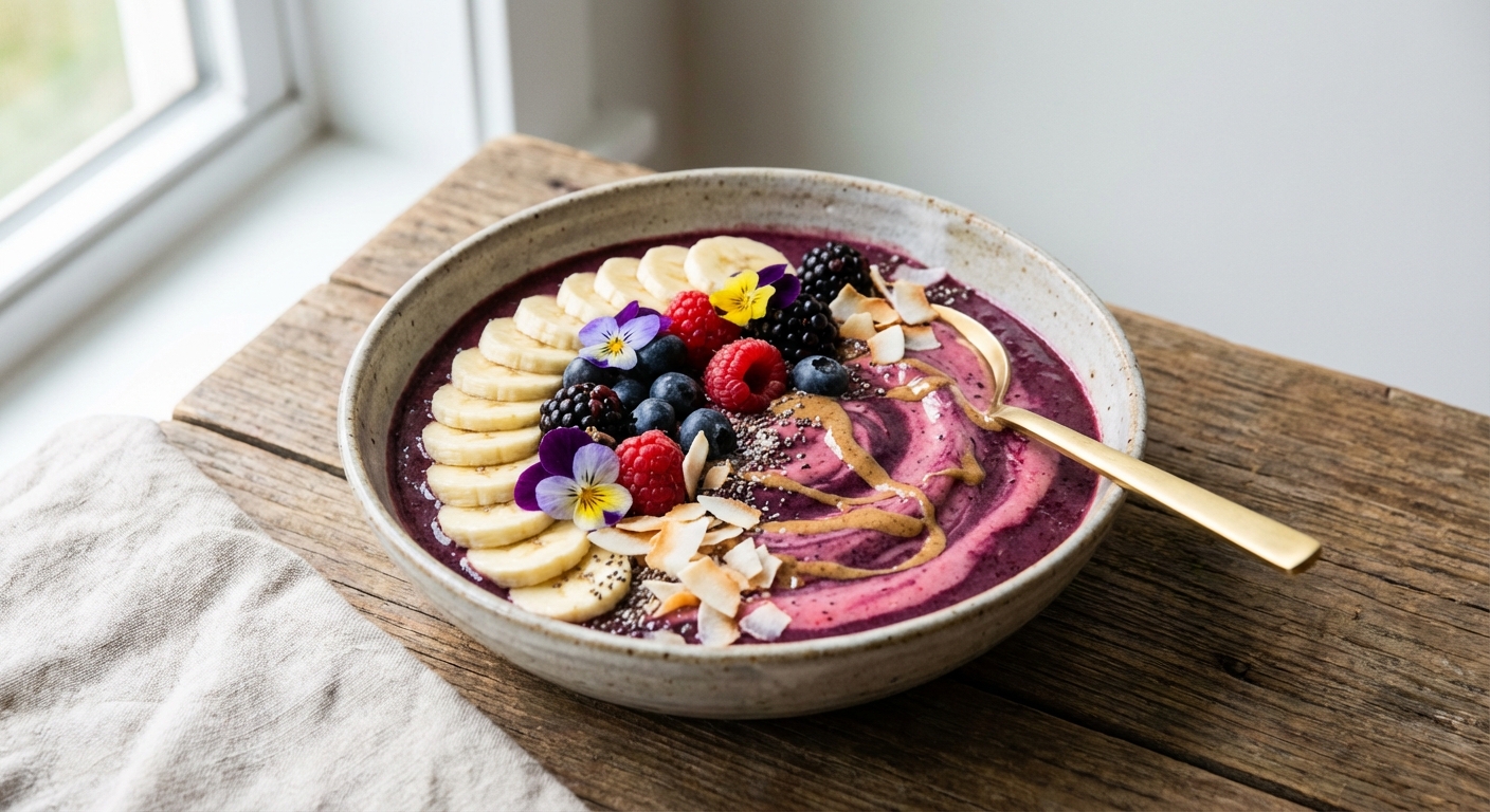 Berry Banana Smoothie Bowl