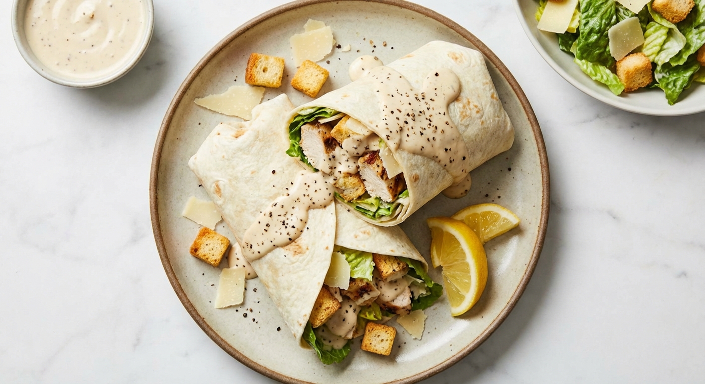 Chicken Caesar Salad Wrap