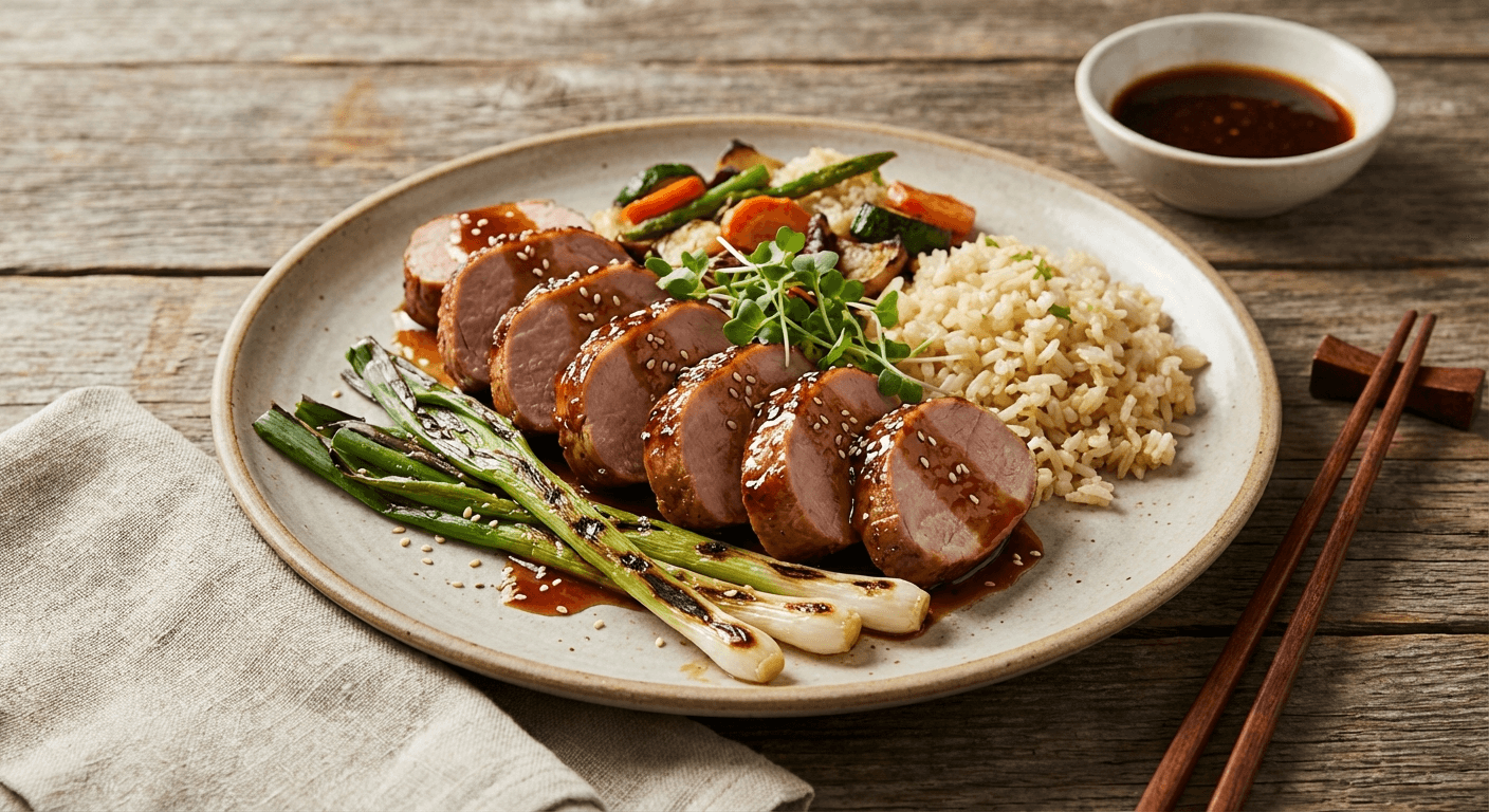Baked Teriyaki Pork Tenderloin