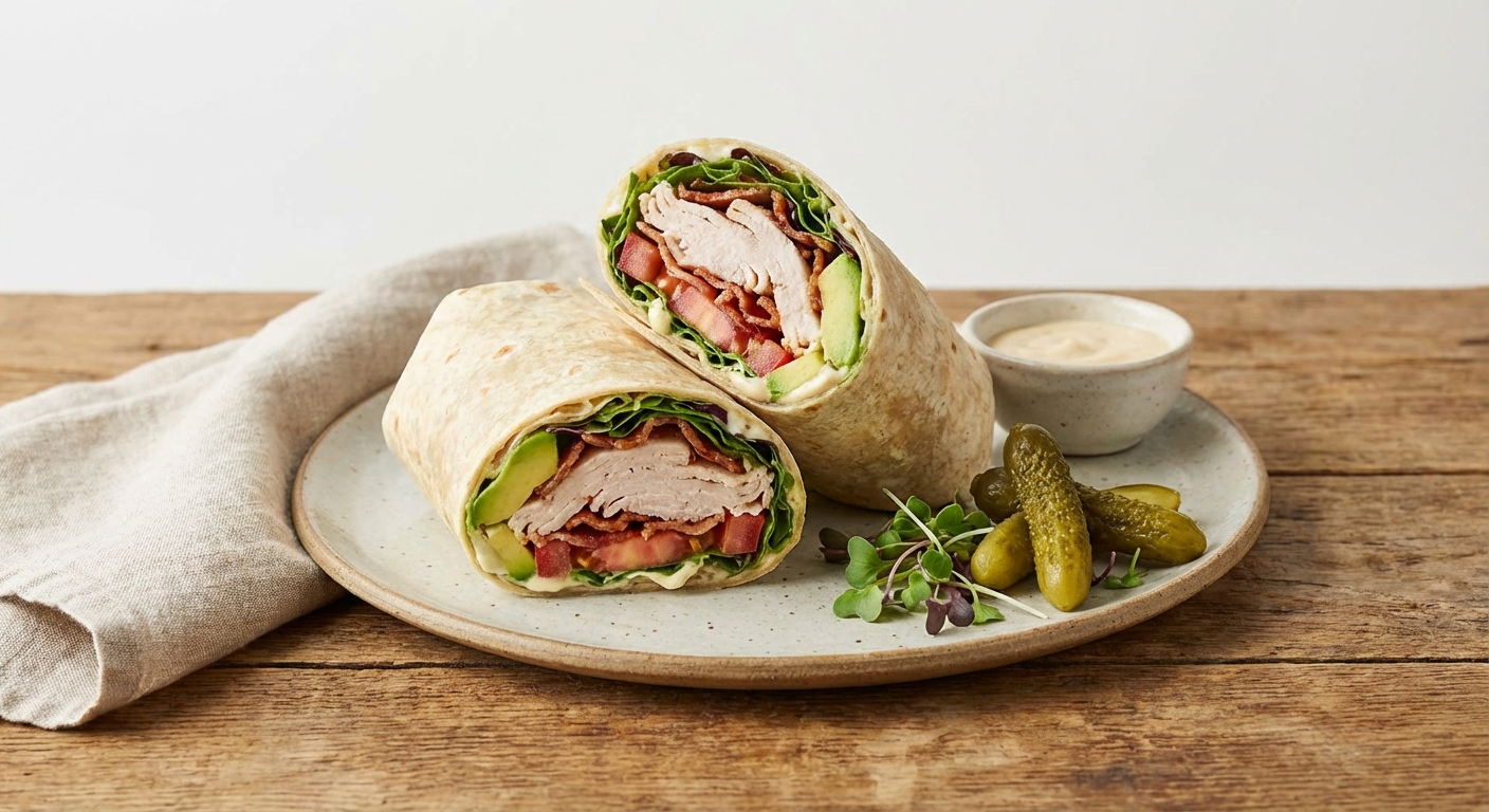 Turkey and Avocado Wrap