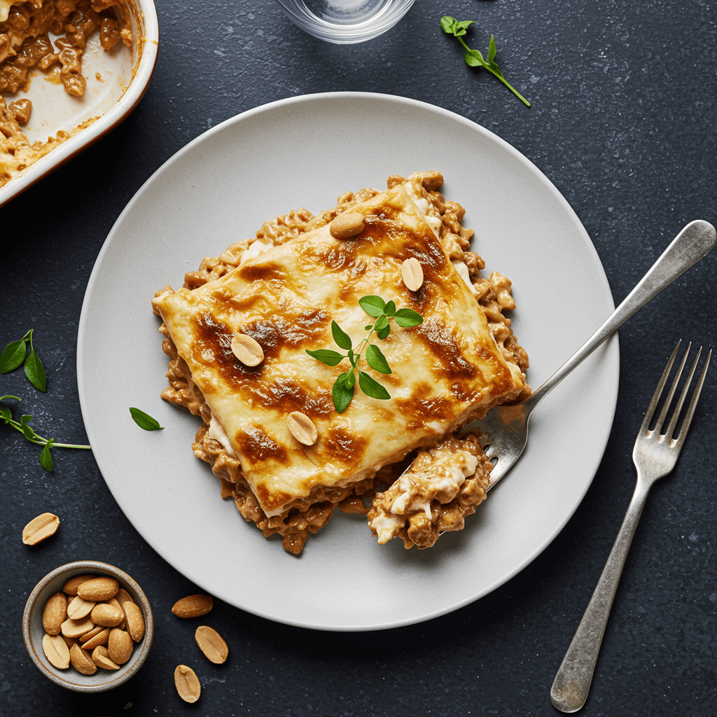 Peanut Butter Lasagna - Delicious Homemade Recipe