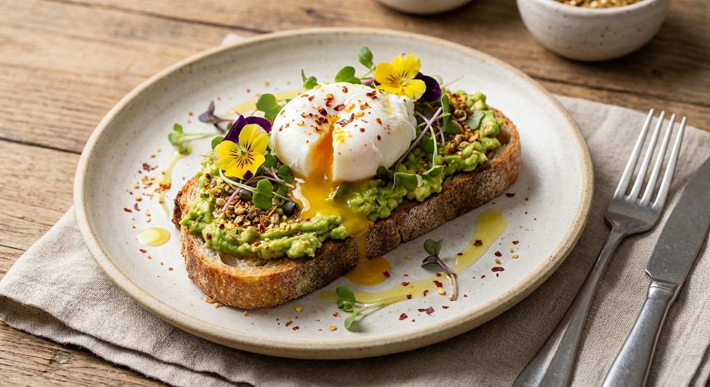 Avocado Toast with Poached Egg