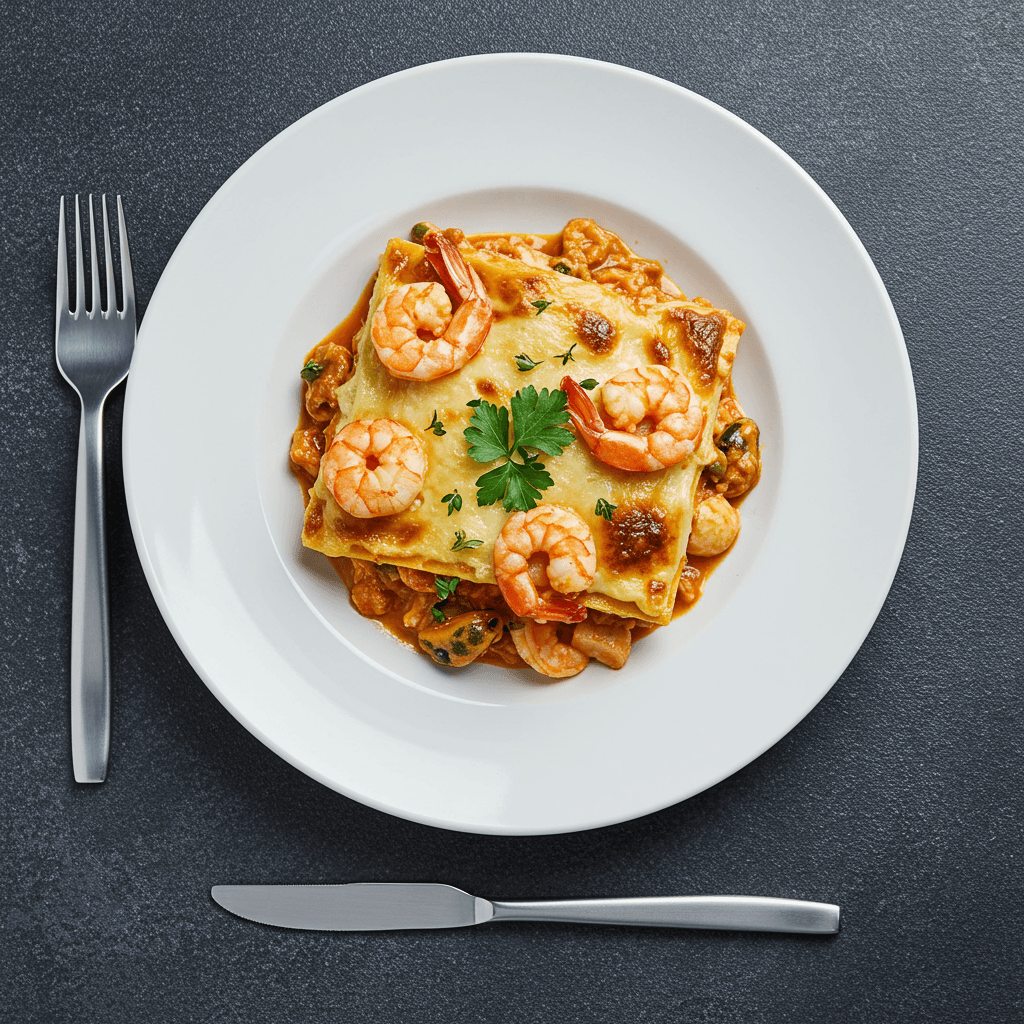 Seafood Lasagna - Delicious Homemade Recipe