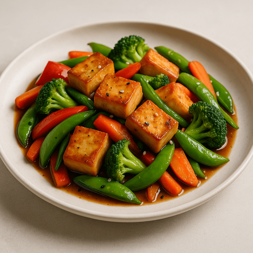 Stir-Fried Tofu with Vegetables