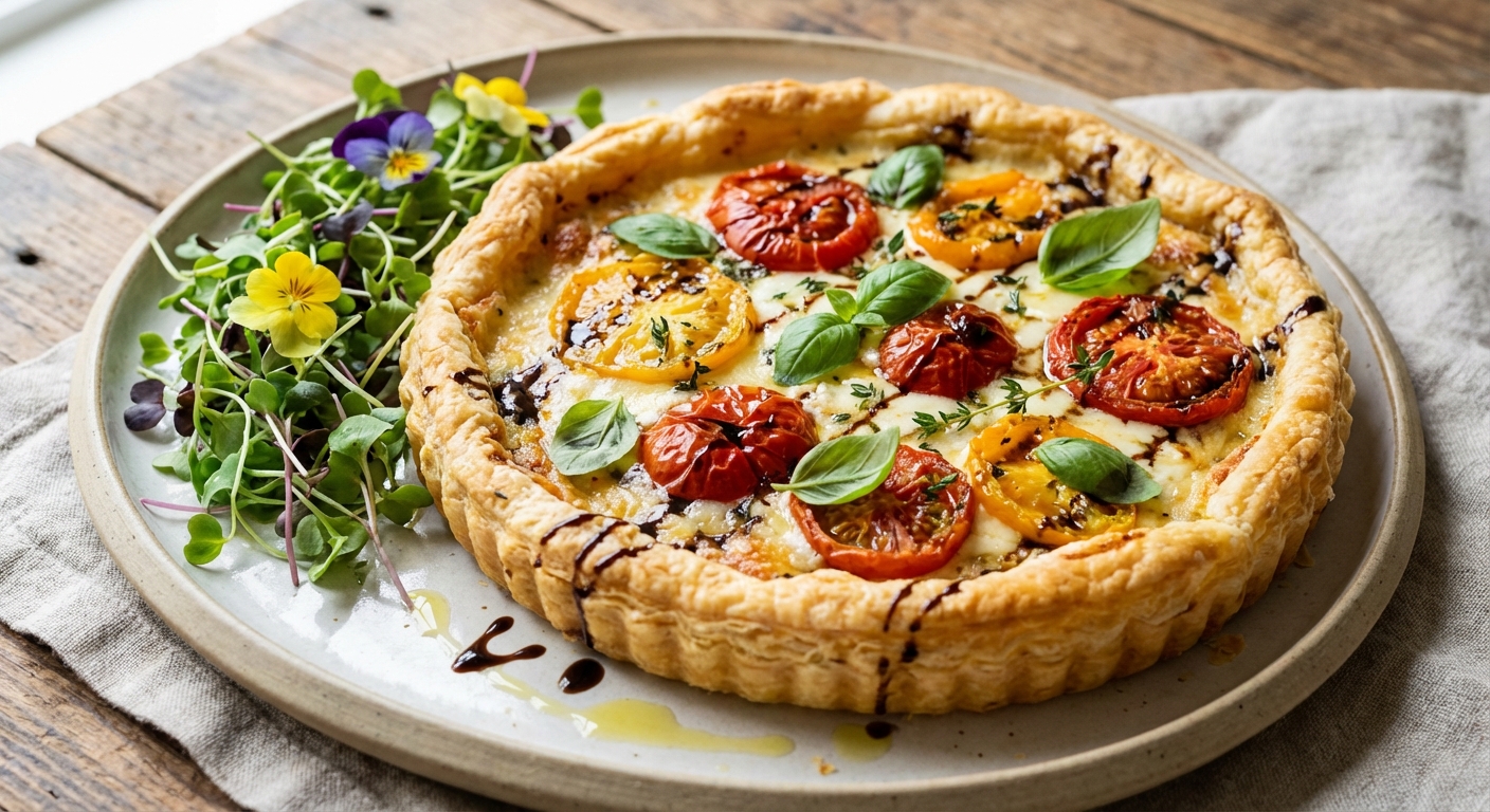 Cheese and Tomato Tart