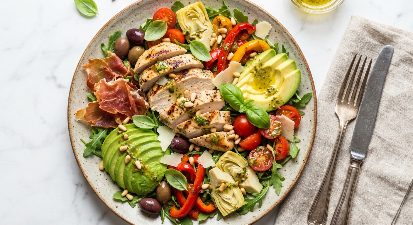 Italian Chicken & Avocado Salad (Paleo)