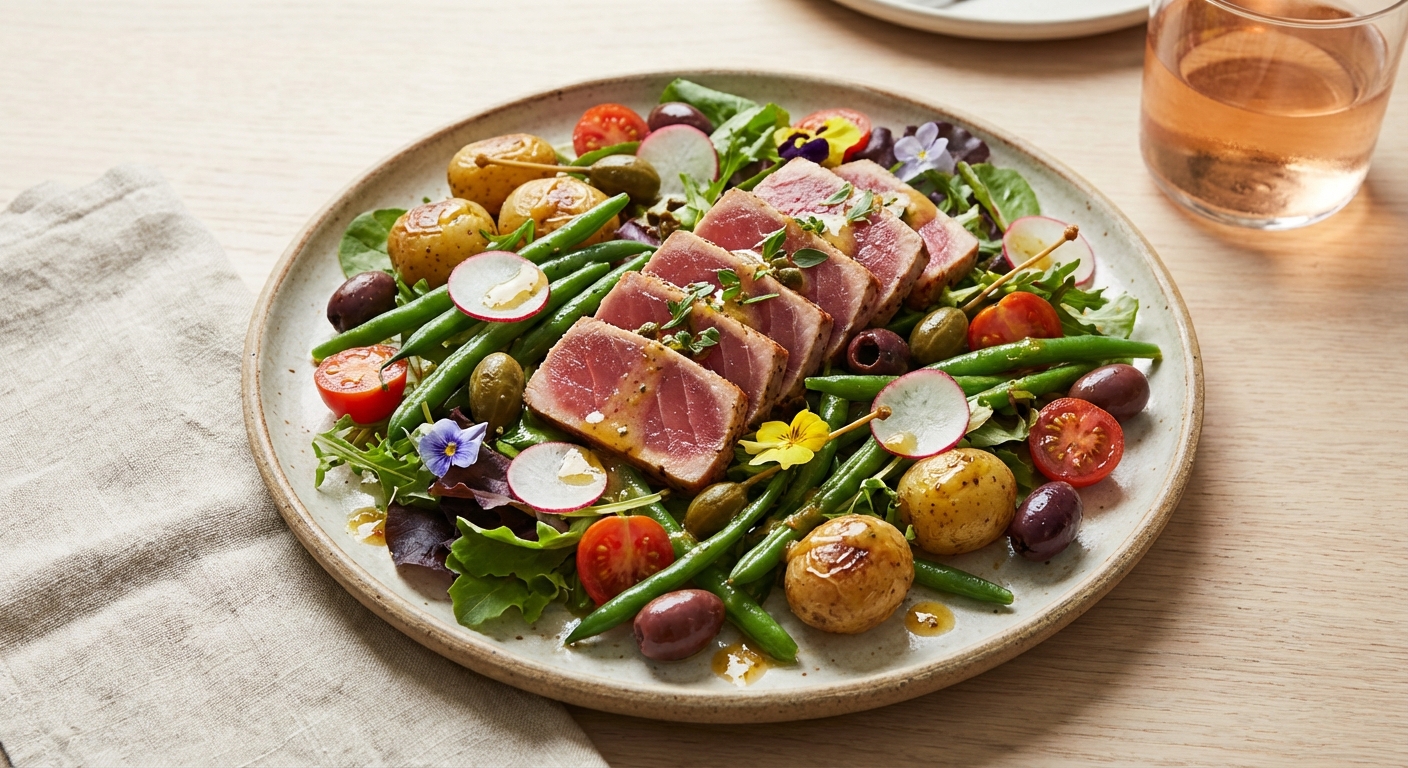 Egg-Free Tuna Niçoise Salad
