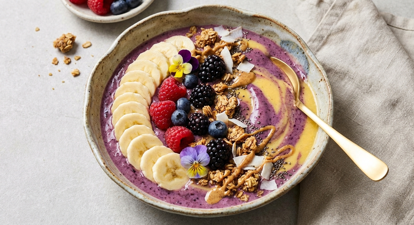 Banana Berry Smoothie Bowl
