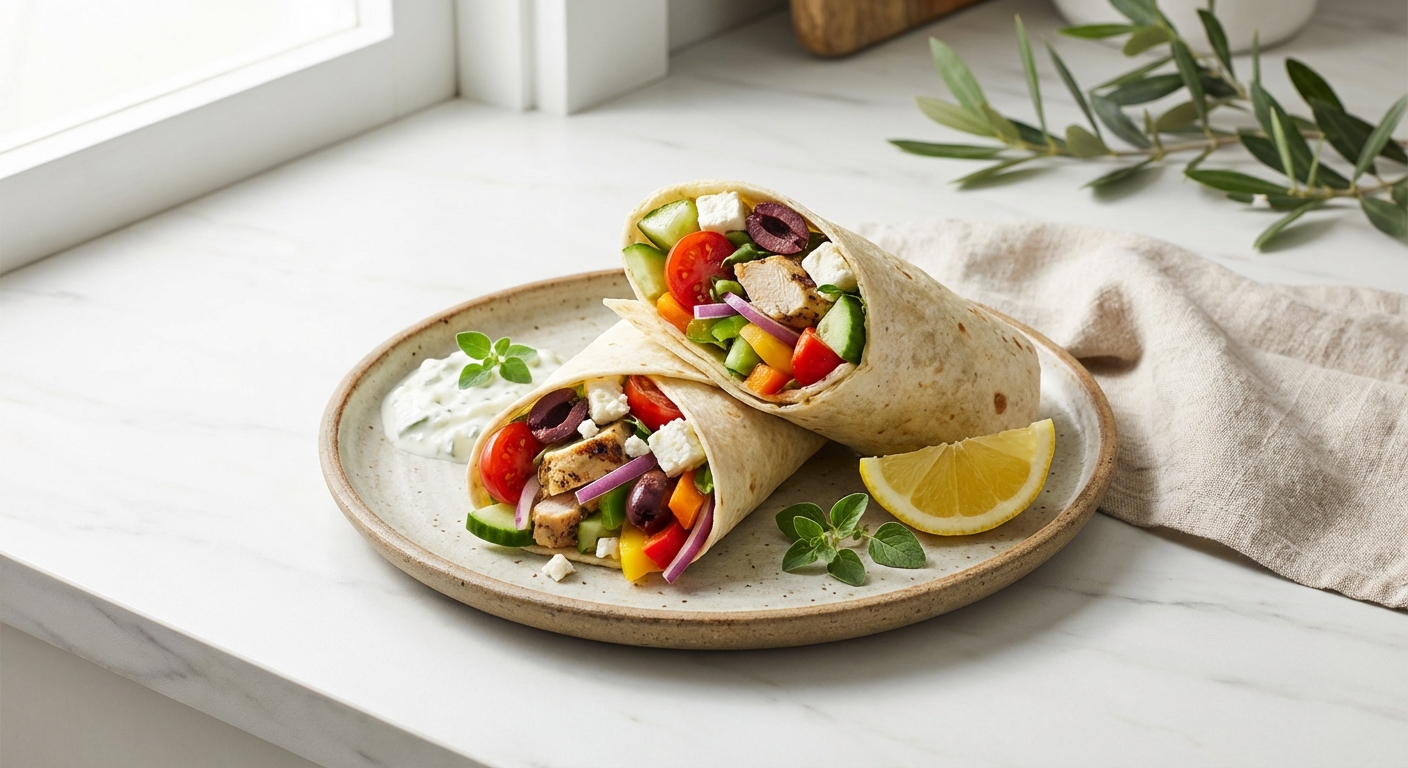 Greek Salad Wrap