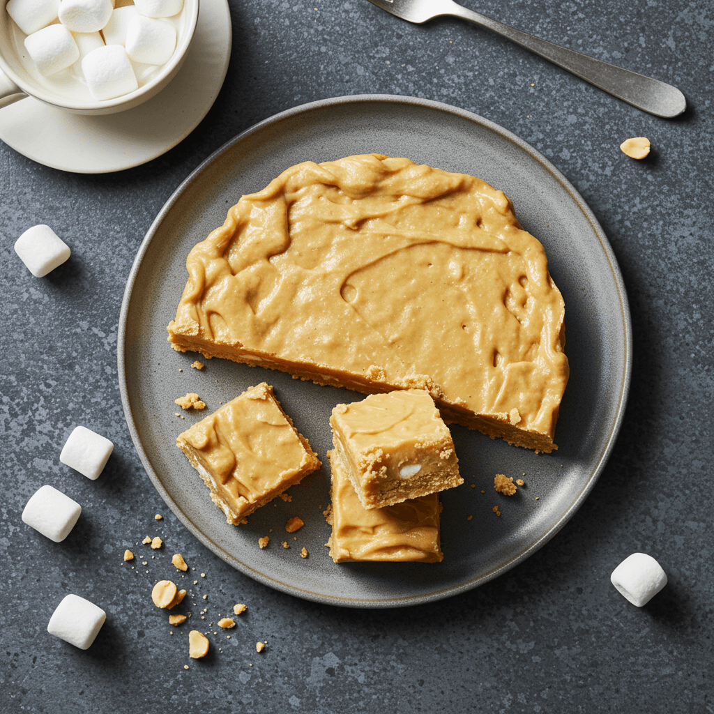 Peanut Butter Fudge with Marshmallow Creme - Delicious Homemade Recipe