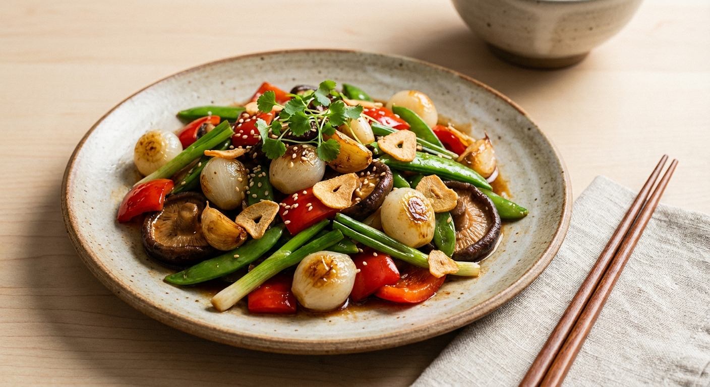 Garlic and Onion Stir Fry