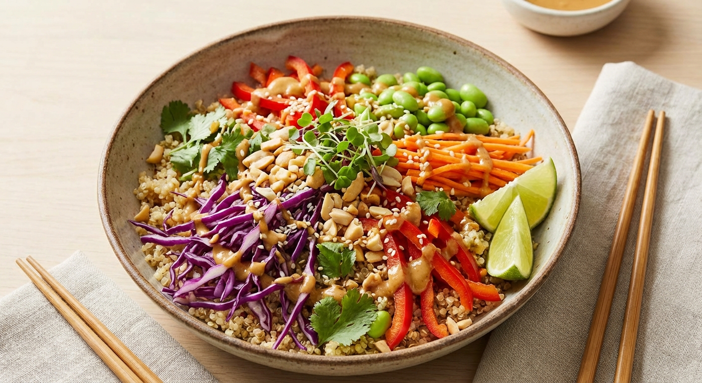 Thai Peanut Quinoa Salad