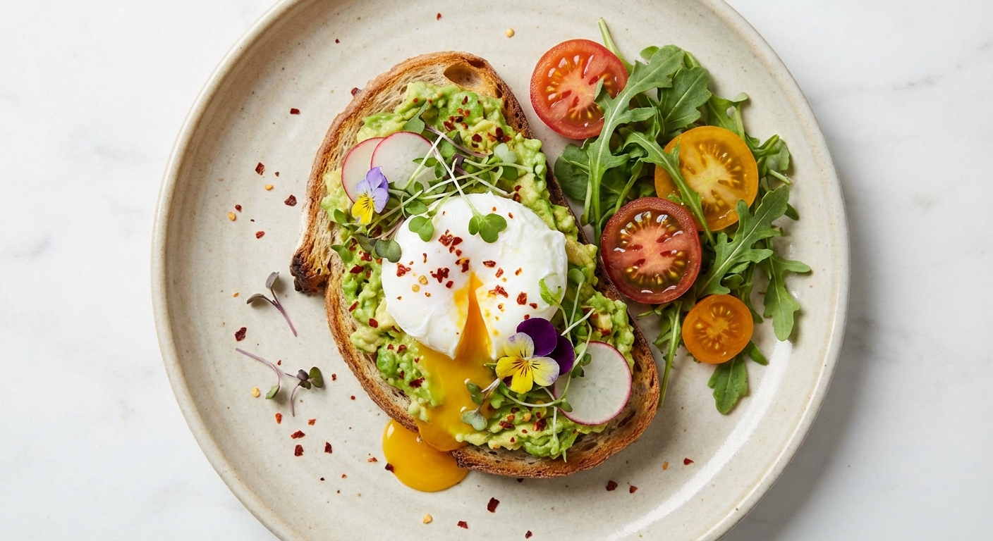 Avocado and Poached Egg Toast