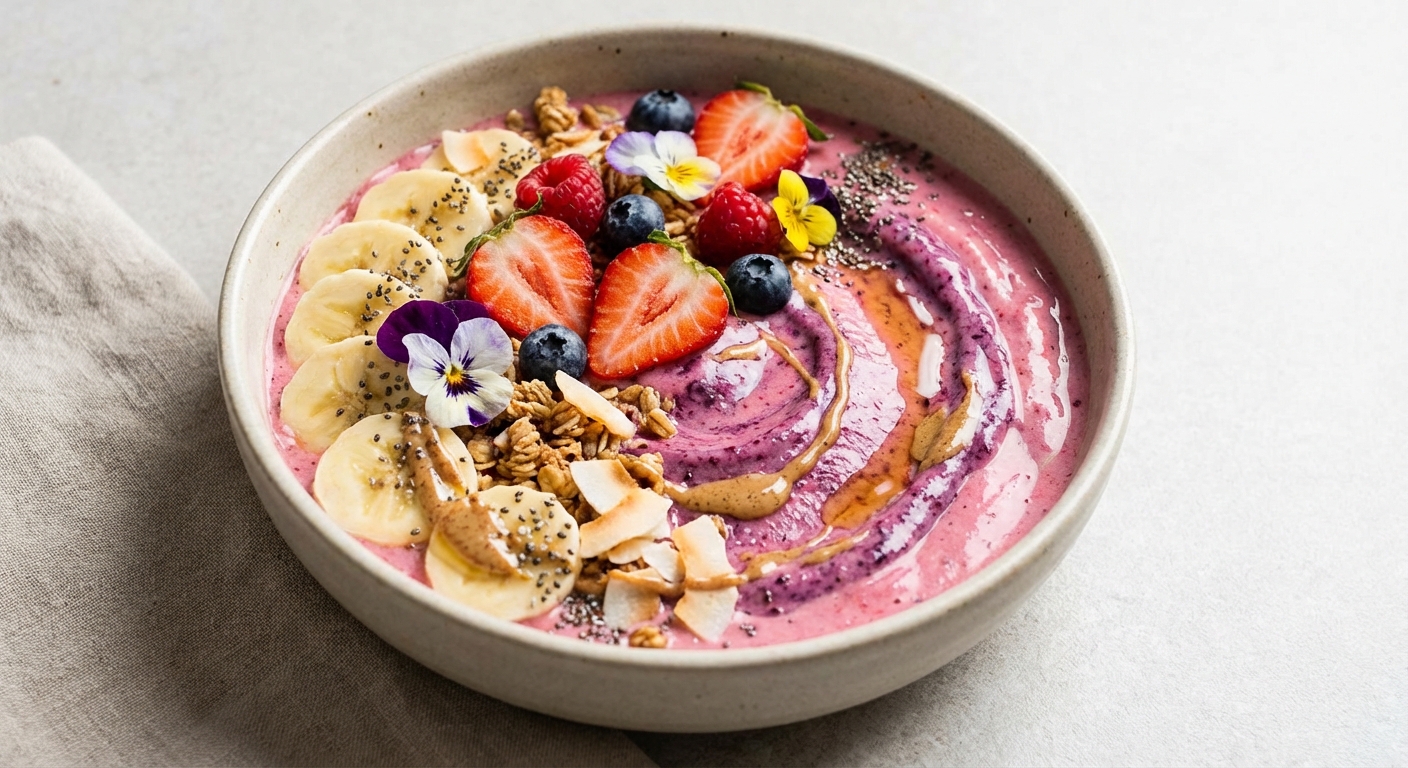 Banana Berry Smoothie Bowl