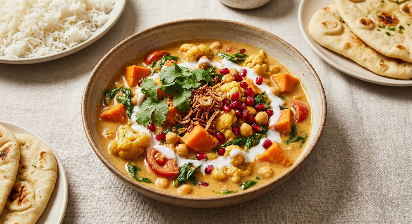 Vegetable and Chickpea Curry