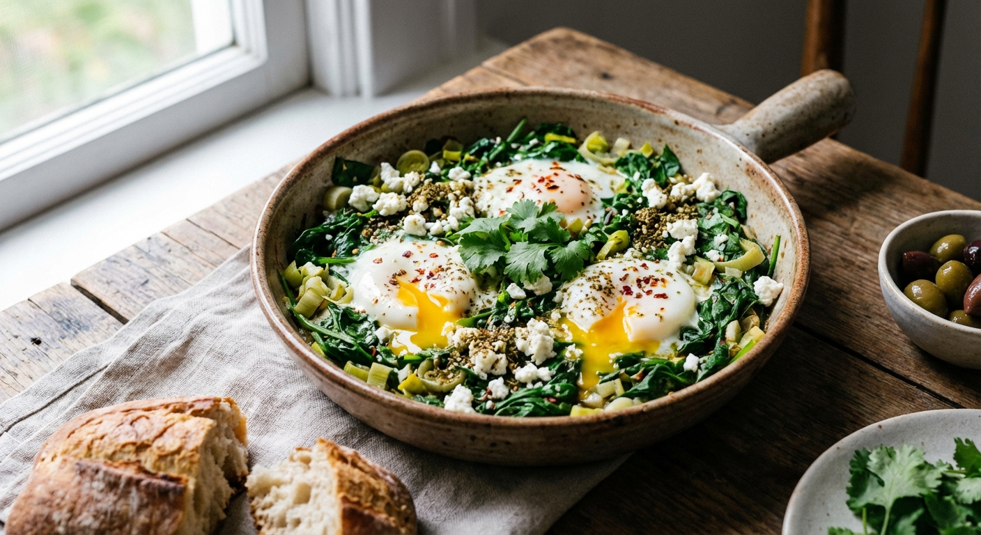 Spinach Shakshuka