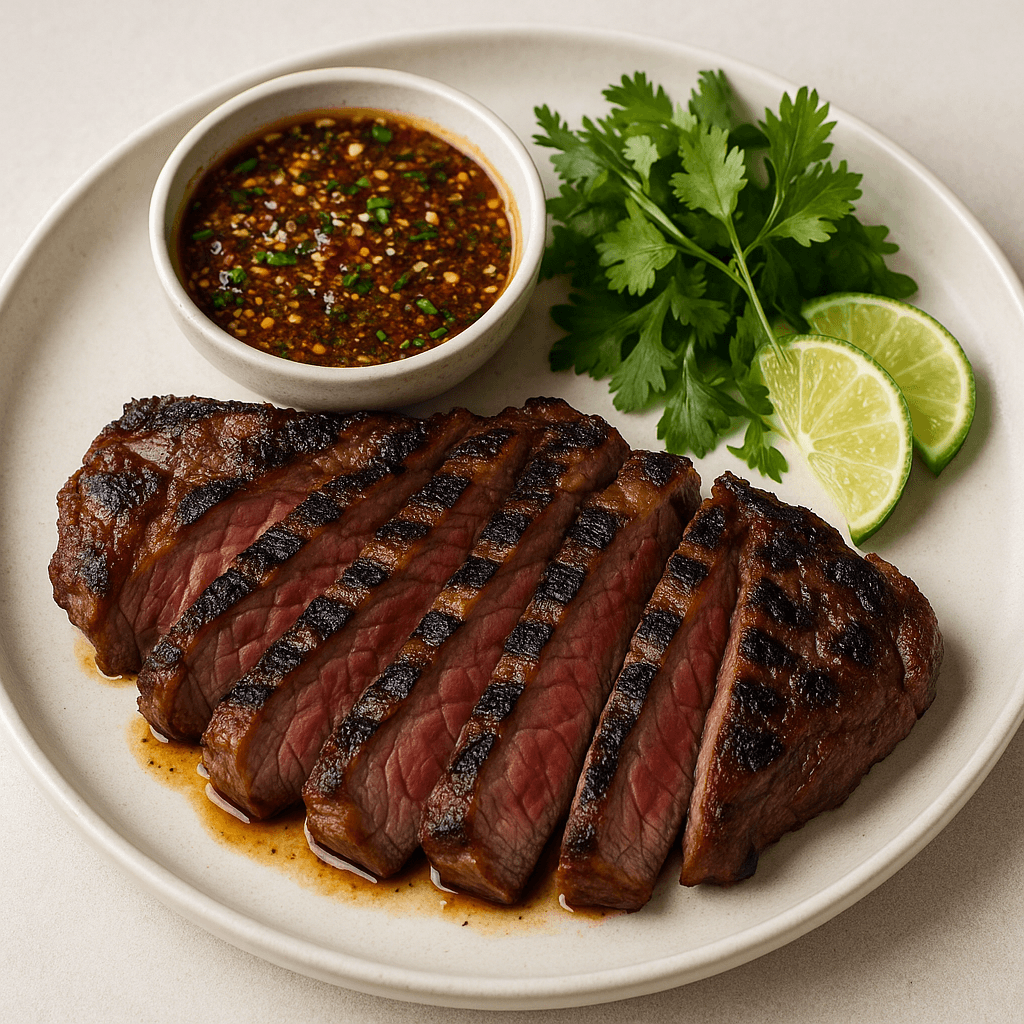 Grilled Steak with Nam Jim Jaew Sauce