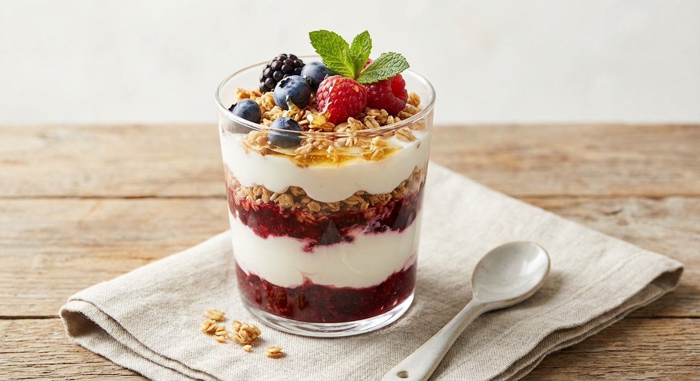 Greek Yogurt Berry Parfait (Light)