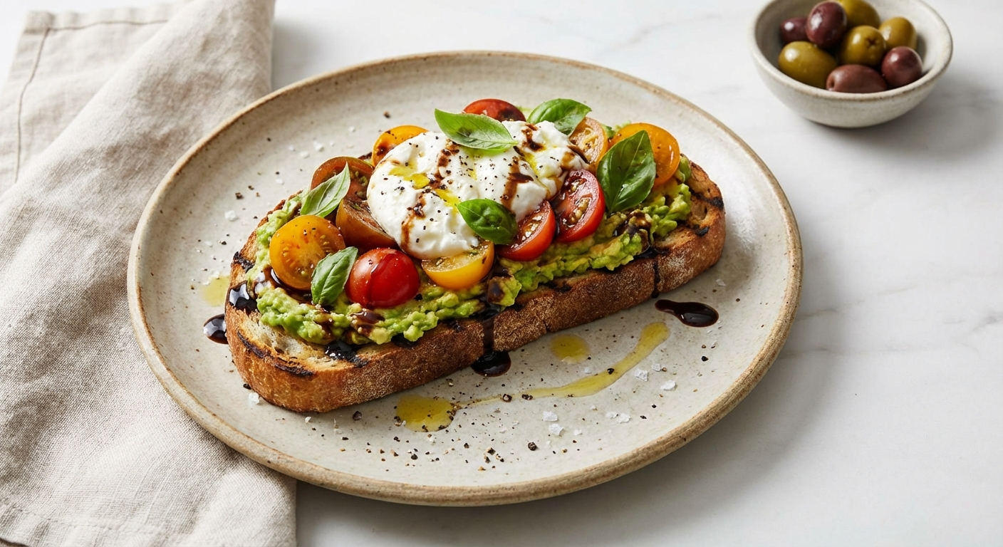 Caprese Avocado Toast
