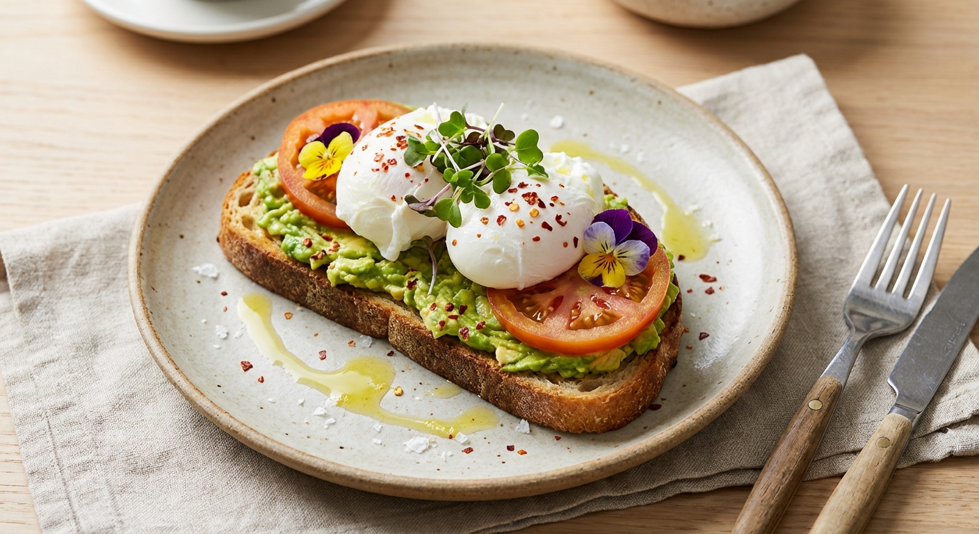 Avocado Toast with Eggs