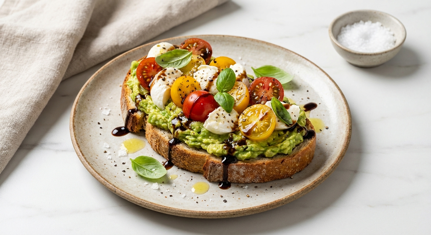 Caprese Avocado Toast