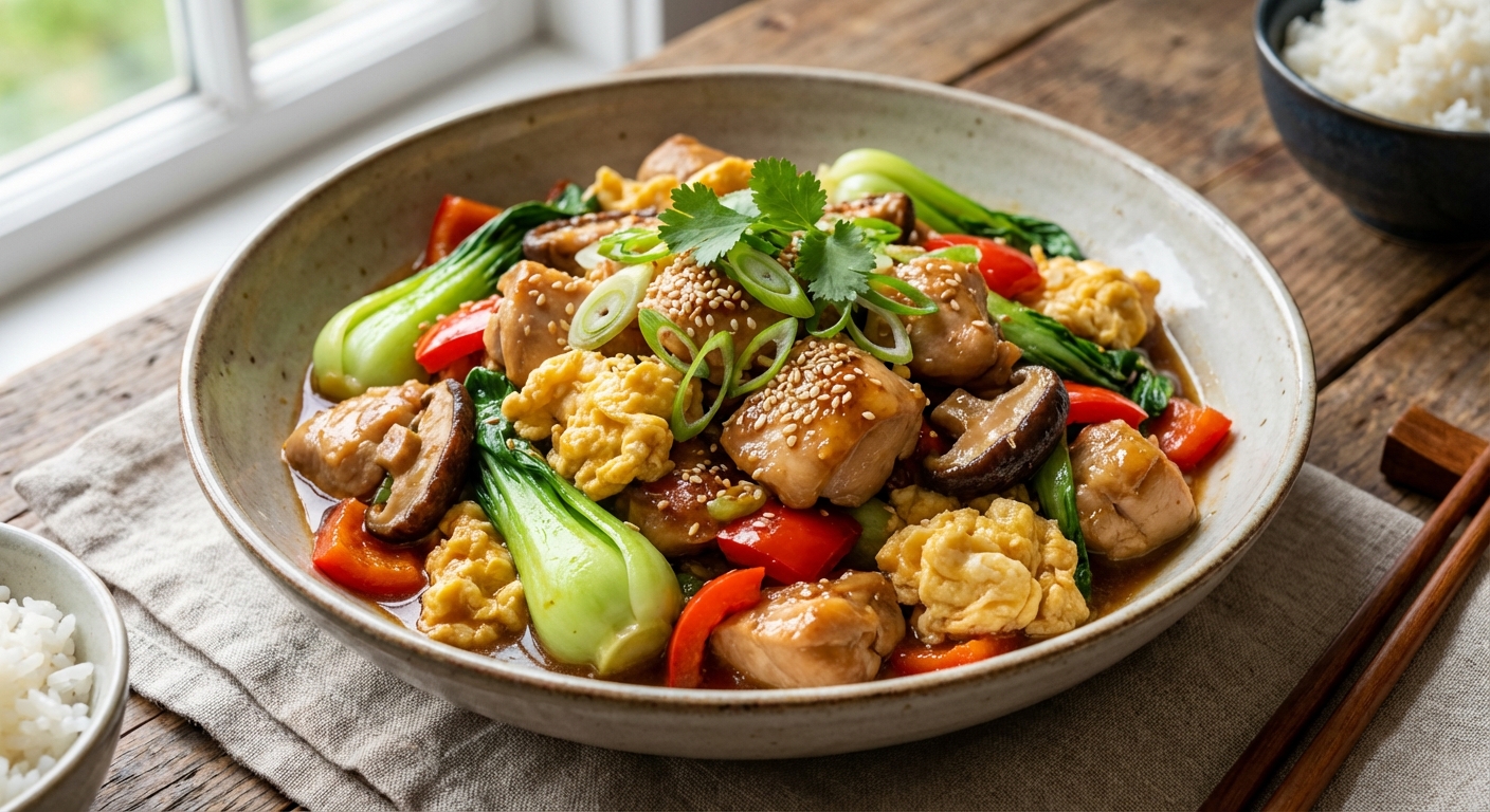Chicken and Egg Stir-Fry