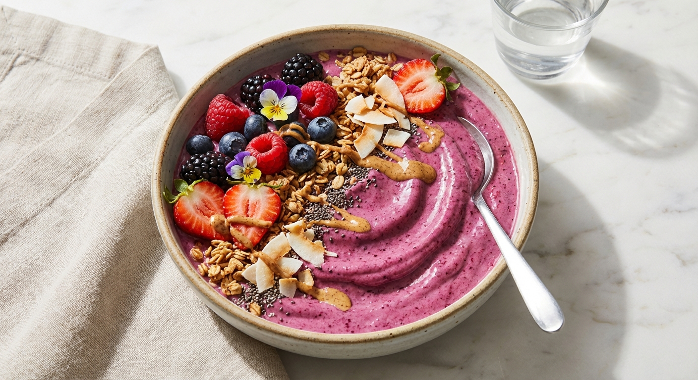 Berry Protein Smoothie Bowl