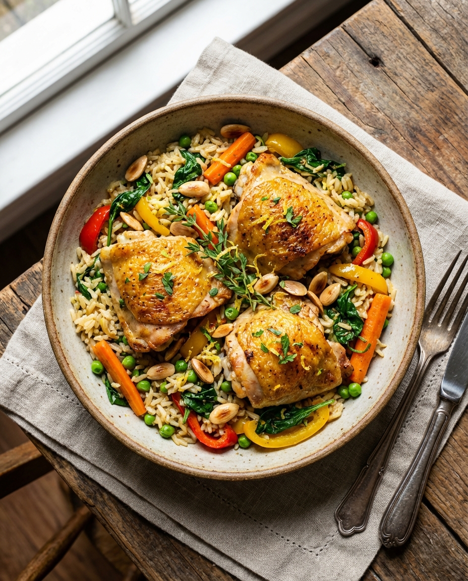 One-Pot Chicken and Vegetable Rice