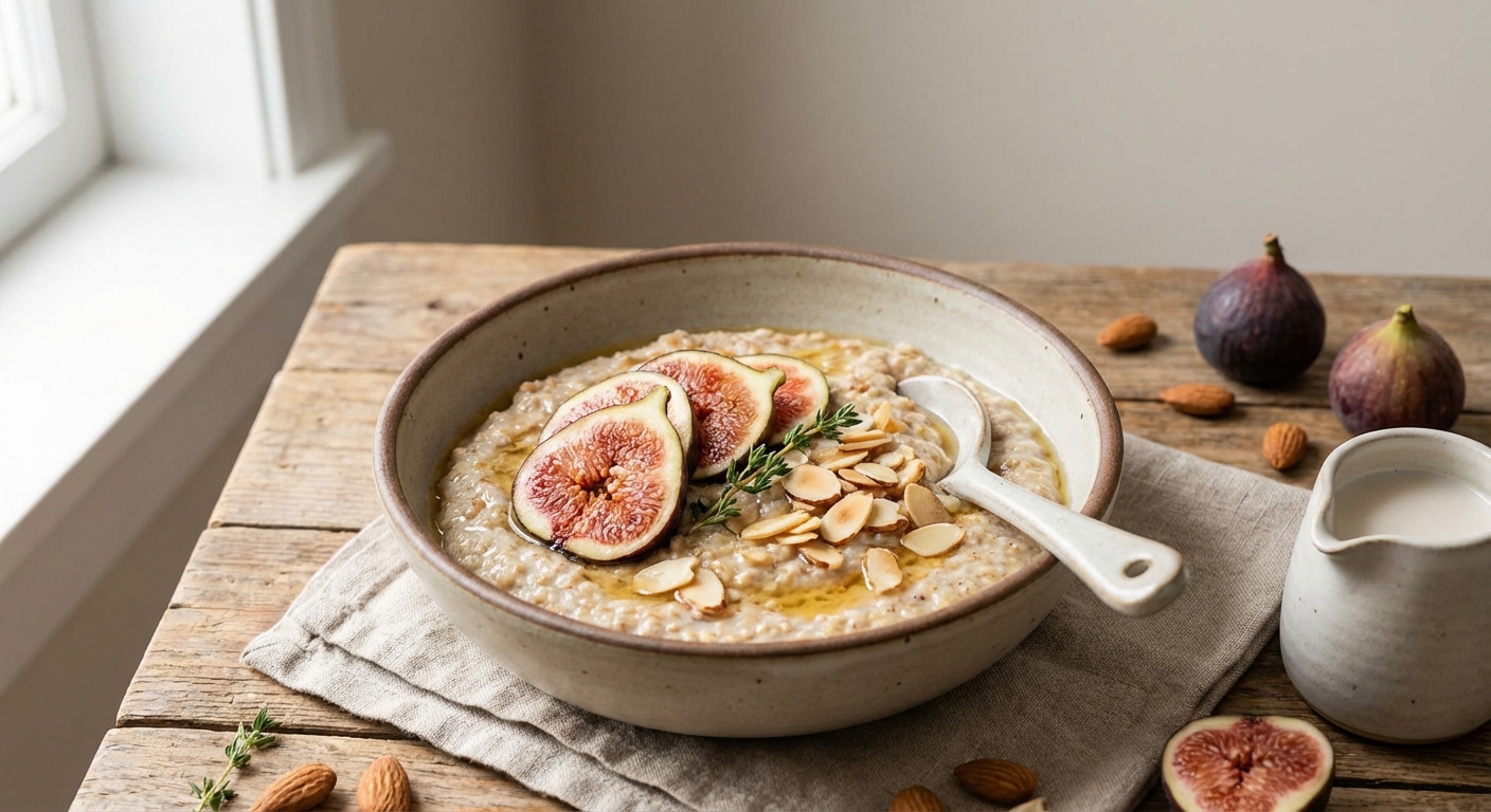 Warm Almond-Fig Porridge (Paleo)