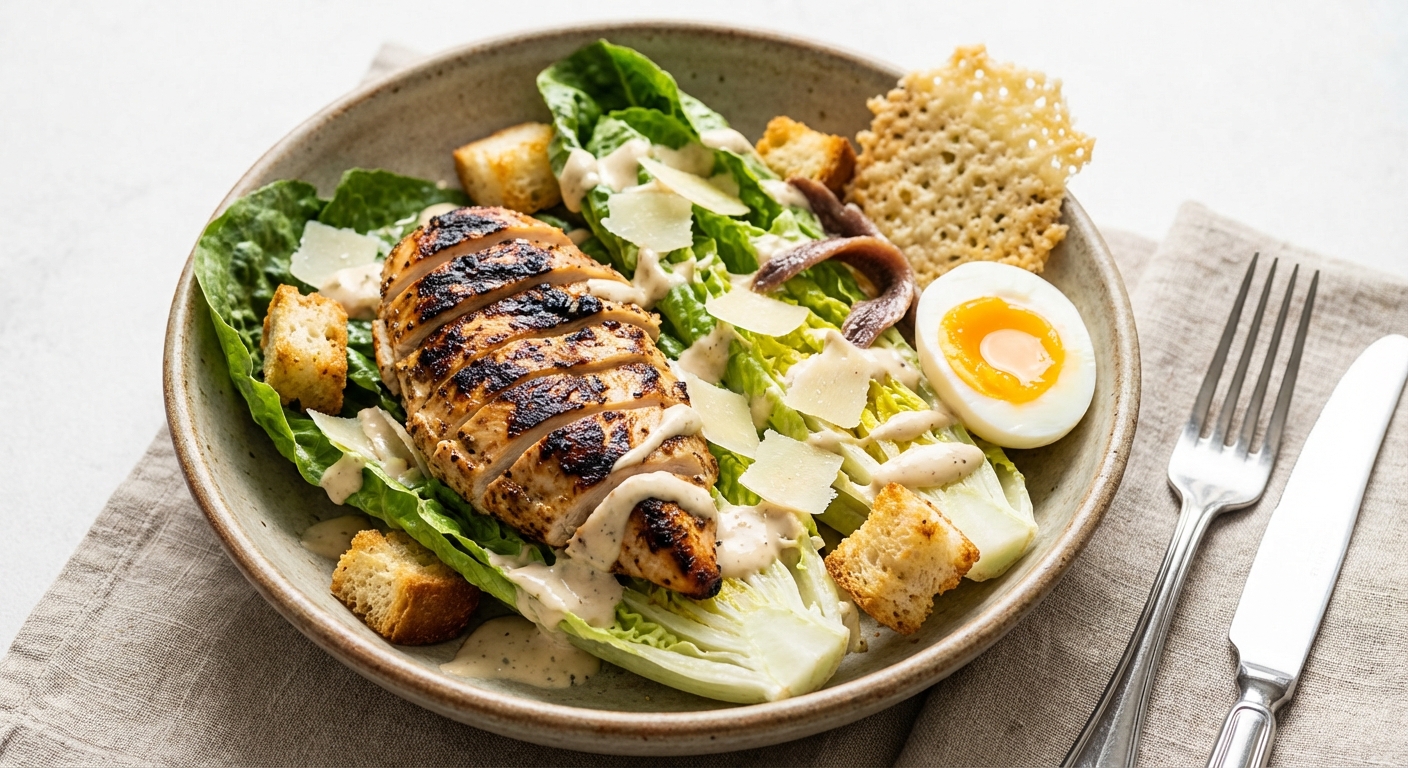 Grilled Chicken Caesar Salad