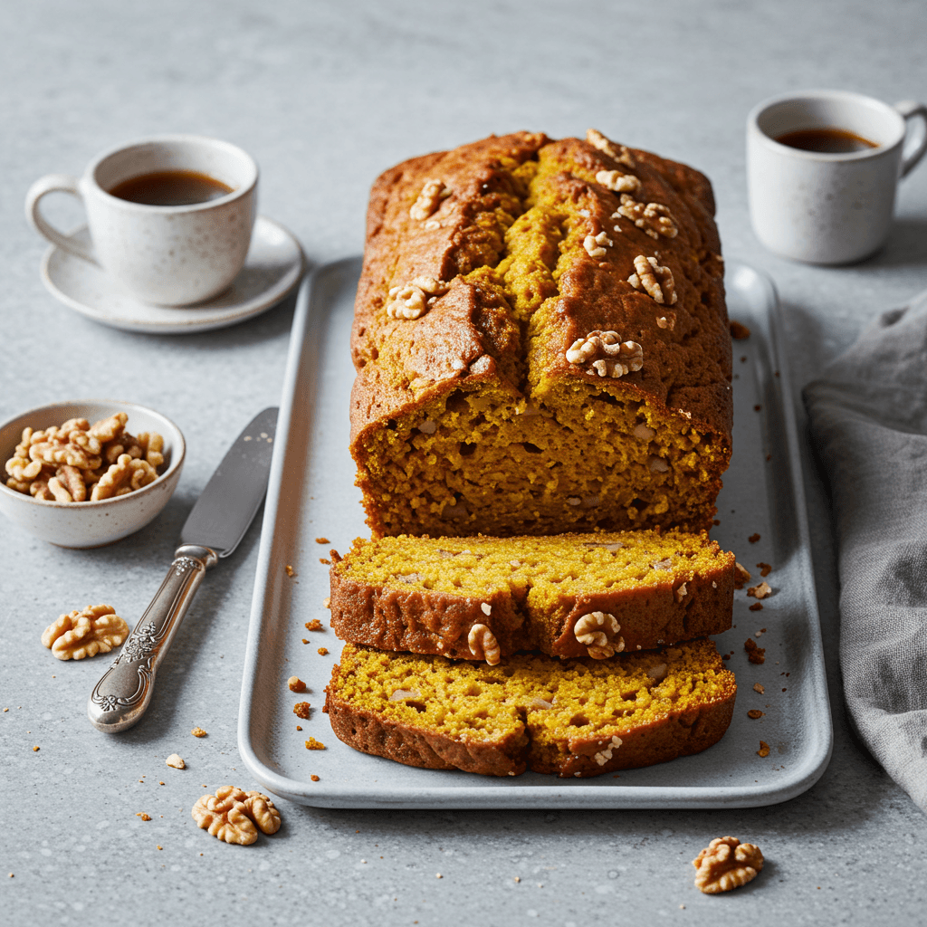 Pumpkin Walnut Bread - Delicious Homemade Recipe