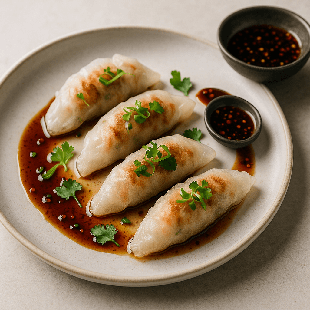 Rice Paper Shrimp Gyoza