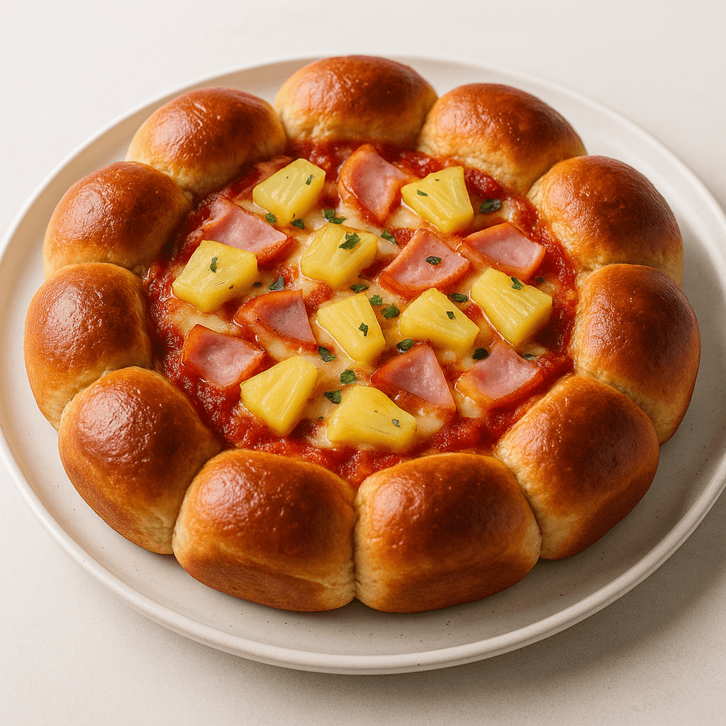 Hawaiian Rolls Pizza