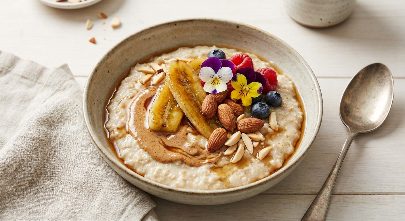 Banana & Almond Oatmeal