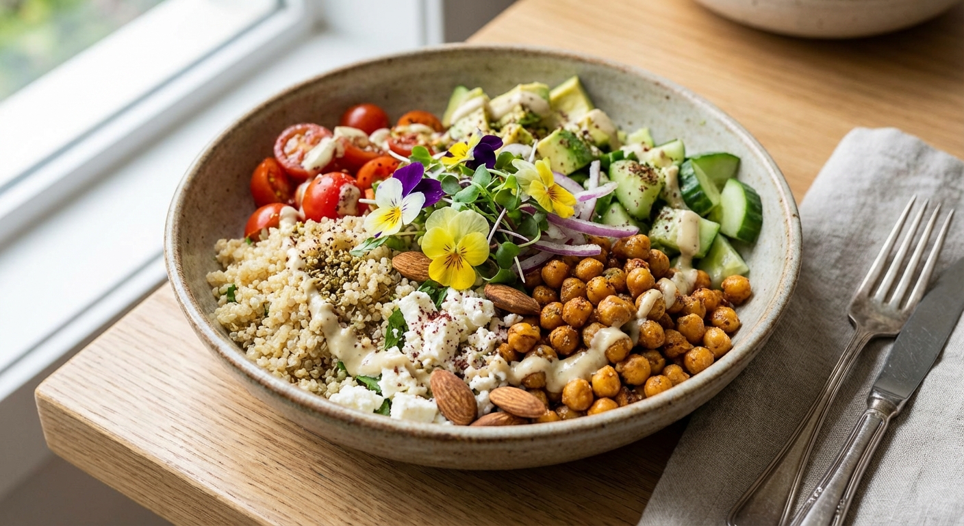Quinoa Salad with Chickpeas