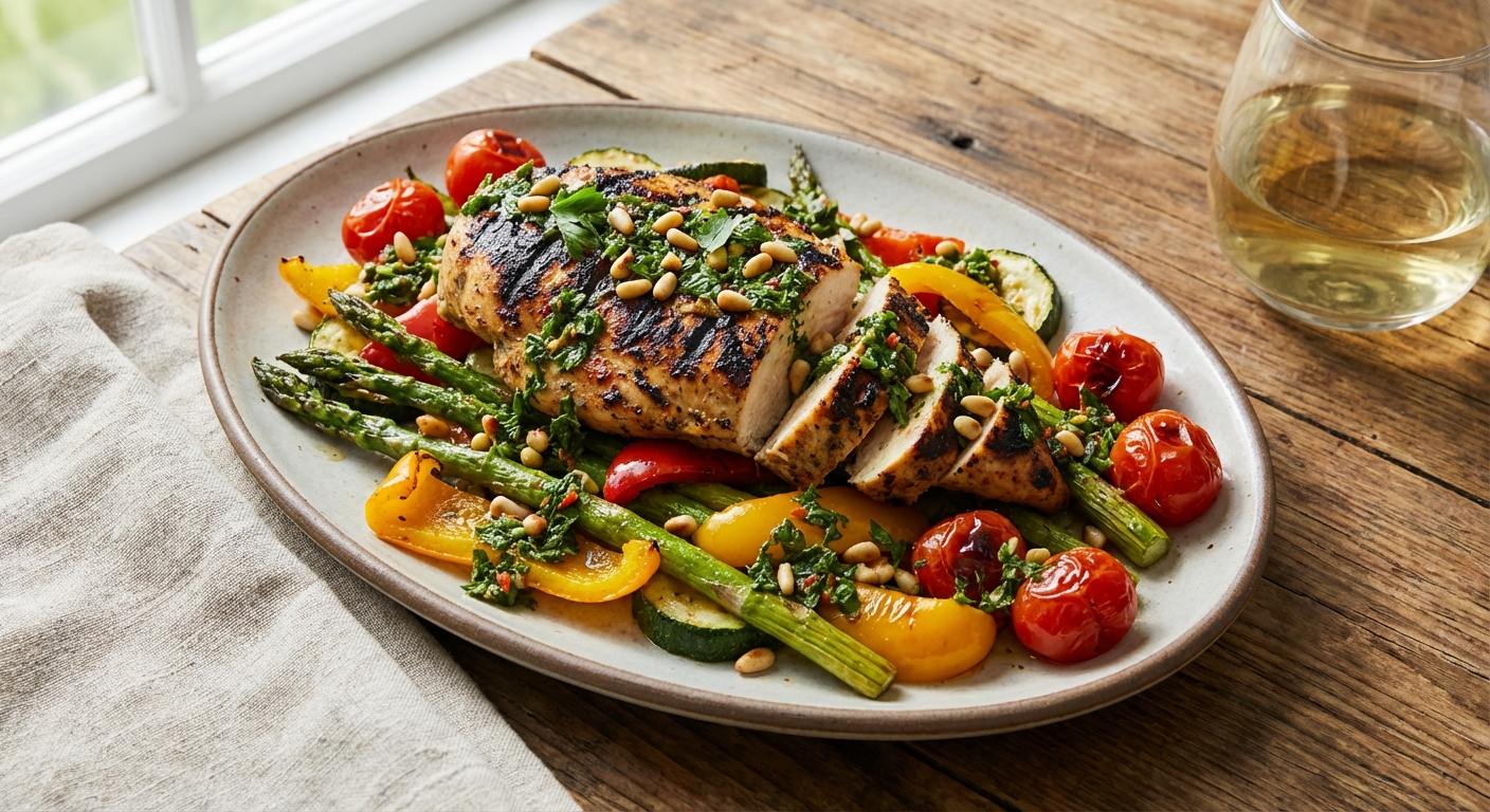 Grilled Chicken and Veggies